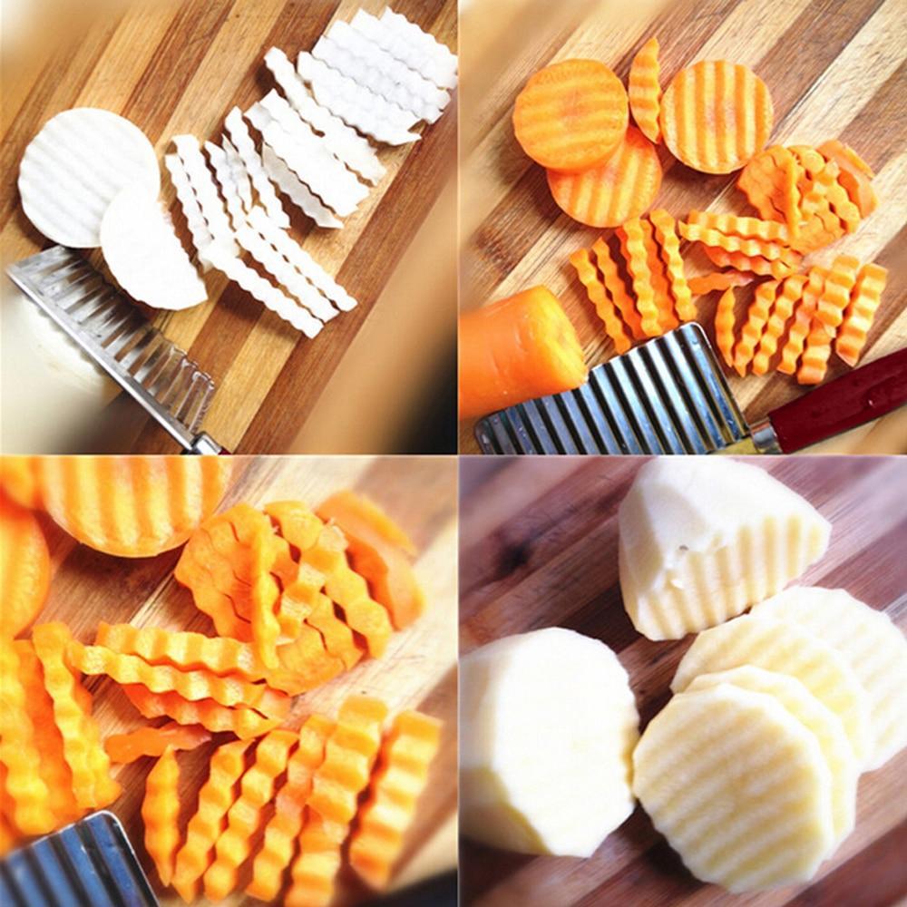 Stainless Steel Crinkle Cutter Knife for Salad and Vegetables Stainless Steel Crinkle Cutter Knife for Salad and Vegetables